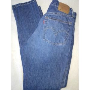 Levi's Premium 501 Button Fly Red Tab Jeans W27 x L30 EUC